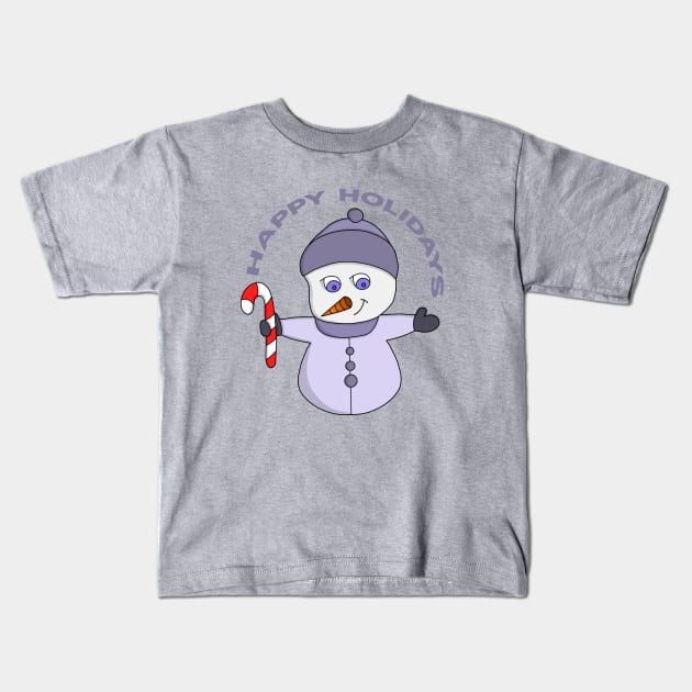 Happy Holidays Kids T-Shirt by DiegoCarvalho